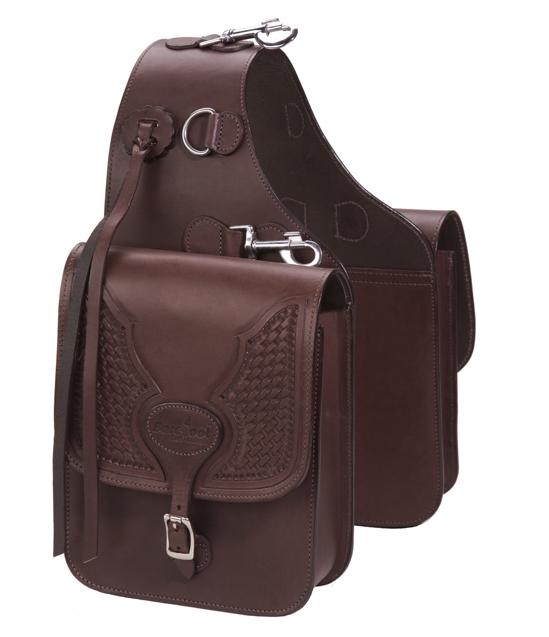Picture of Saddle Bag, real leather with tooling